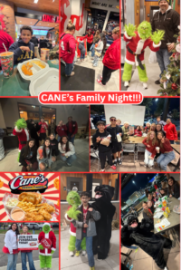 Cane's, leadership, family night