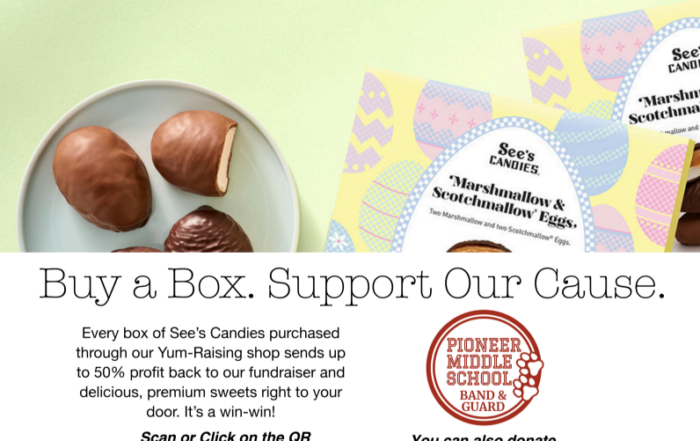 fundraiser, band, See's Candies