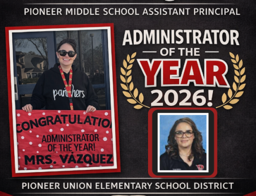 Congratulations to Mrs. Vazquez – Administrator of the Year!!