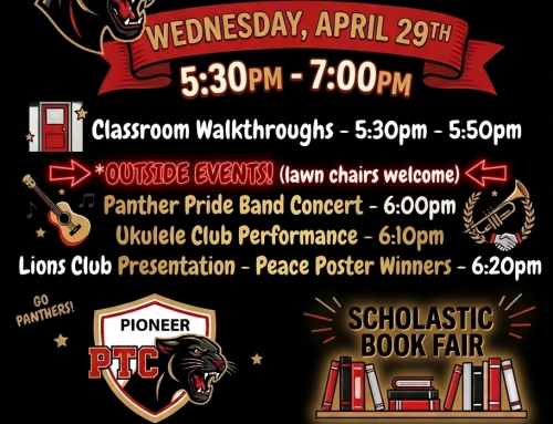 Open House TONIGHT 4/29 @ 5:30pm