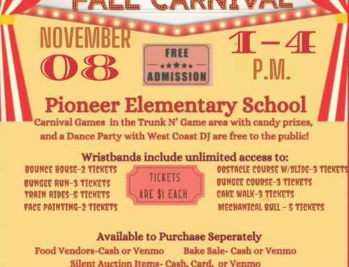 Fall Carnival- November 8th