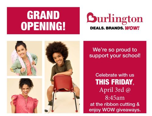 Ribbon Cutting Ceremony Invite- Burlington Coat Factory