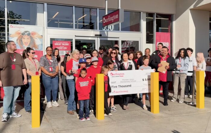2026-04-03 Burlington Coat Factory of Hanford donation to Pioneer Elementary