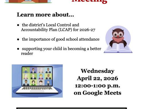 Title I Virtual Parent Meeting April 22, 2026