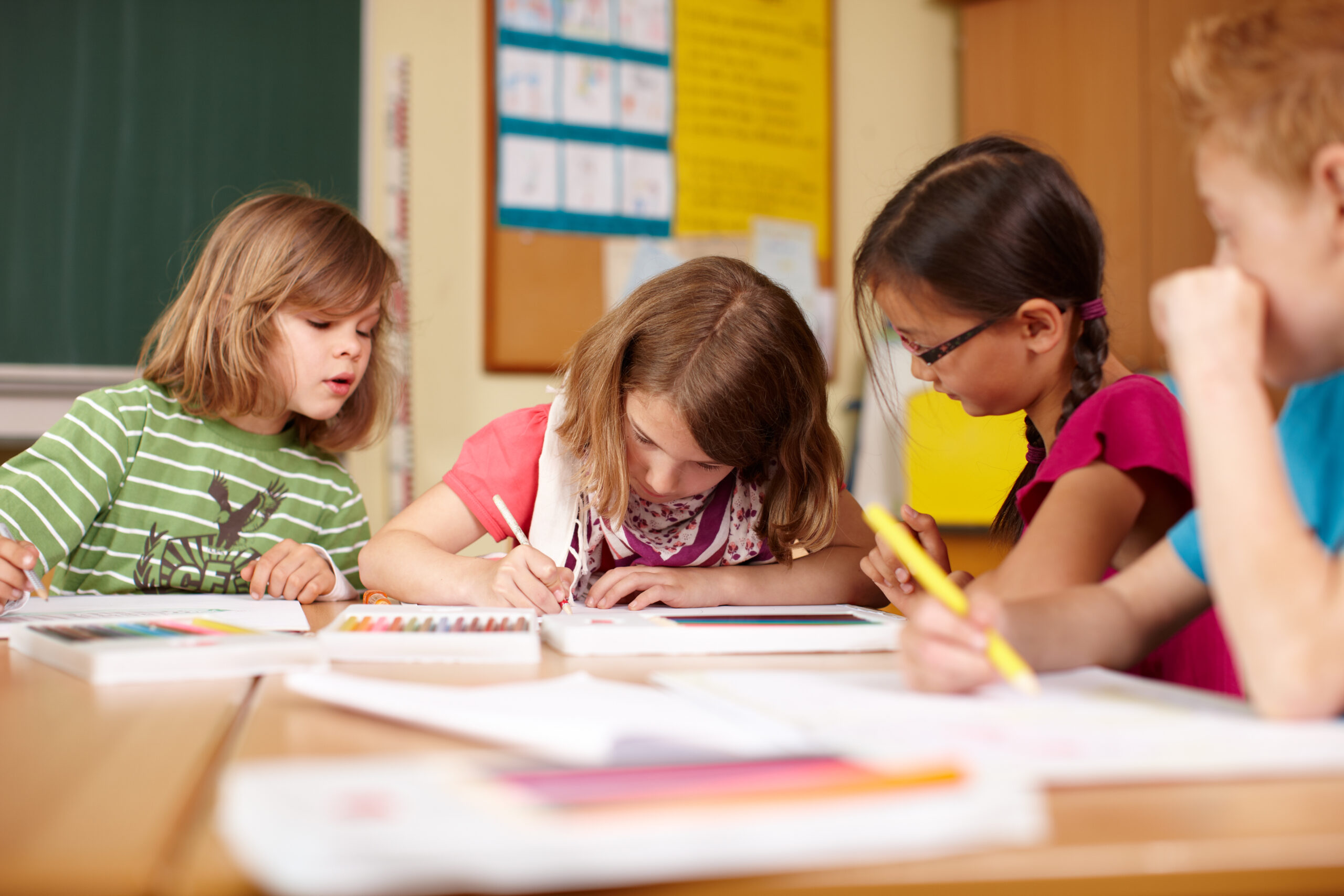 ALT Students working together