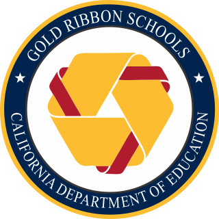 California Gold Ribbon School badge