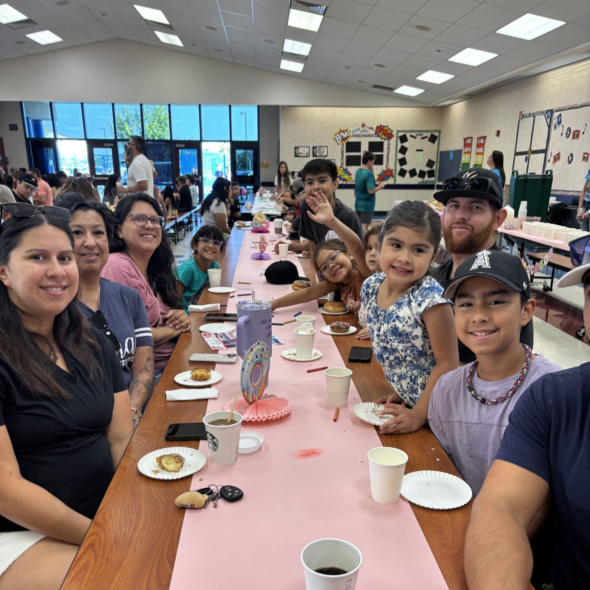Treats with your tribe Frontier Elementary PTC held its annual “Treats with your Tribe” event. The staff enjoyed serving the Frontier families donuts and coffee/milk!