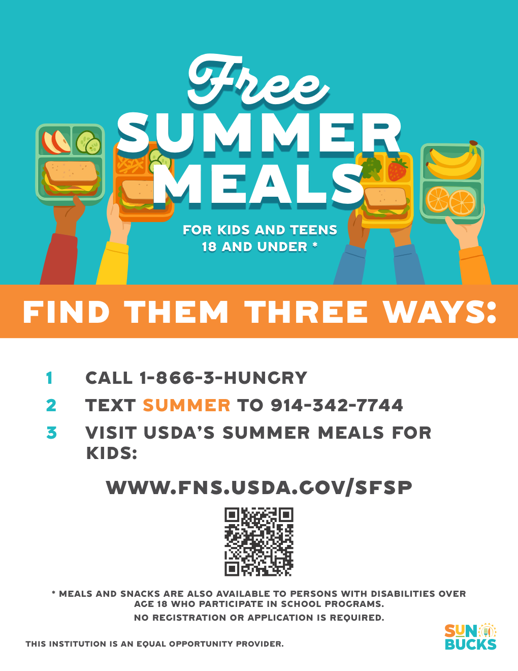 SUNMEALS English Flyer